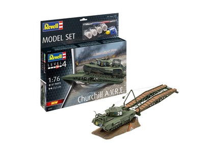 Revell 63297 Churchill originalgetreuer Modellbausatz, Aqua