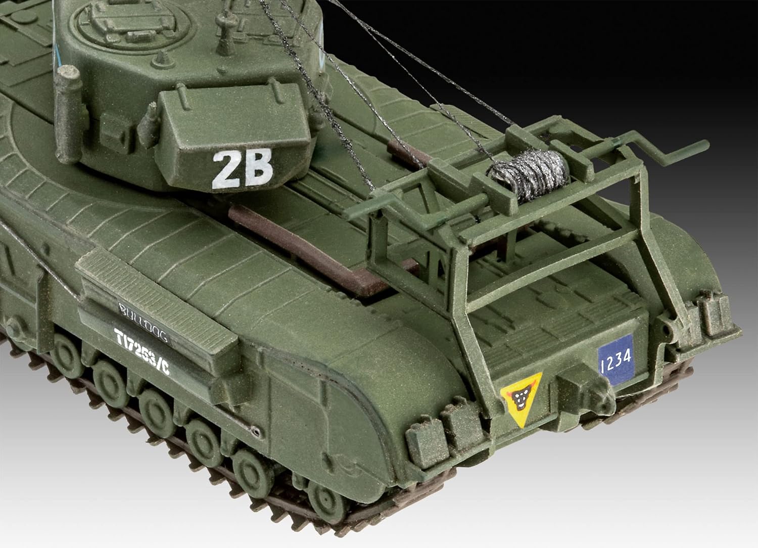 Revell 63297 Churchill originalgetreuer Modellbausatz, Aqua