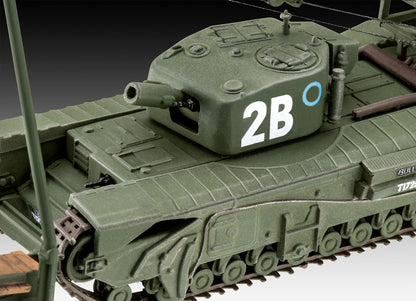 Revell 63297 Churchill originalgetreuer Modellbausatz, Aqua