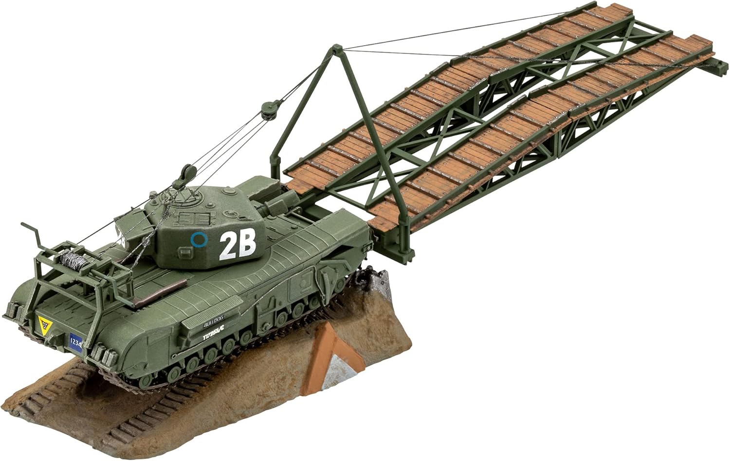 Revell 63297 Churchill originalgetreuer Modellbausatz, Aqua