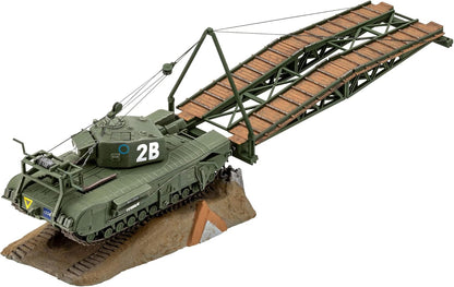 Revell 63297 Churchill originalgetreuer Modellbausatz, Aqua