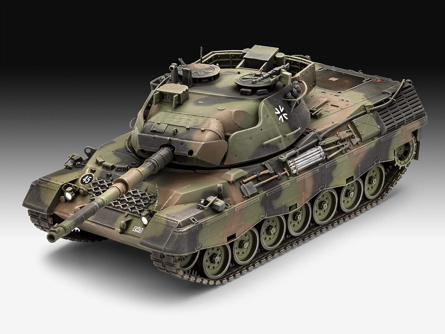 Revell Model Set 63320 Leopard Tank 1A5 1:35 Scale Unbuilt/Unpainted Plastic Model Kit With Accessories