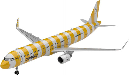 Revell Model Set 63788 Airbus A321-200 Condor 1:144 Scale Unbuilt/Unpainted Plastic Model Kit with Accessories