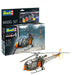 Revell Model Set 63804 Alouette II 1:32 Scale Unbuilt/Unpainted Plastic Model Kit with Contacta Professional Glue, Paintbrush & Selected Aqua Color Paints