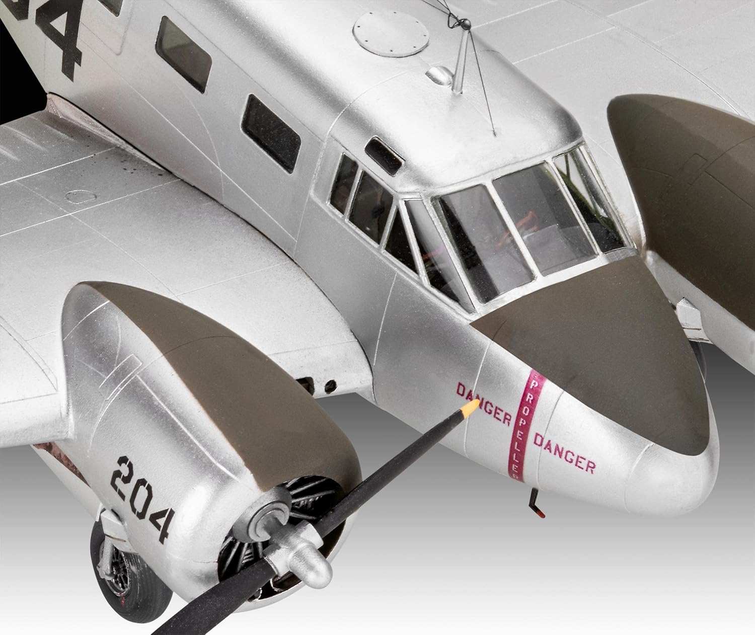 Revell Model Set 63811 Beechcraft Model 18 1:48 Scale Unbuilt/Unpainted Plastic Model Kit with Accessories