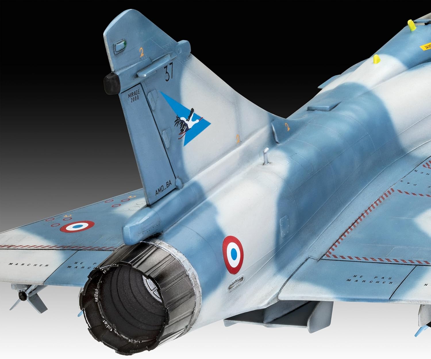 Revell Model Set 63813 Dassault Mirage 2000C 1:48 Scale Unbuilt/Unpainted Plastic Model Kit with Accessories