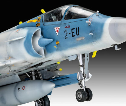 Revell Model Set 63813 Dassault Mirage 2000C 1:48 Scale Unbuilt/Unpainted Plastic Model Kit with Accessories