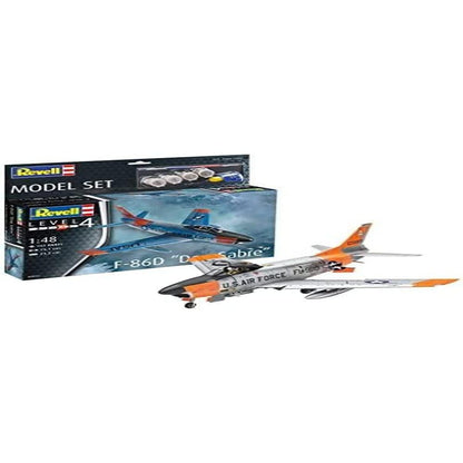 Revell 63832 1:48-Model Set F-86D Dog Sabre Hund originalgetreuer Modellbausatz für Fortgeschrittene, unlackiert