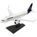 Revell Model Set 63942 Airbus A320neo Lufthansa "New Livery" 1:144 Scale Unbuilt/Unpainted Plastic Model Kit with Contacta Professional Glue, Paintbrush & Selected Aqua Color Paints