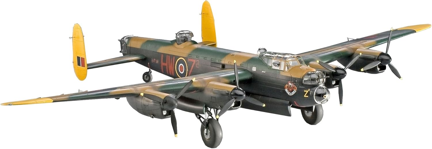 Revell Model Set 64300 Avro Lancaster Mk.I/III 1:72 Scale Unbuilt/Unpainted Plastic Model Kit With Accessories