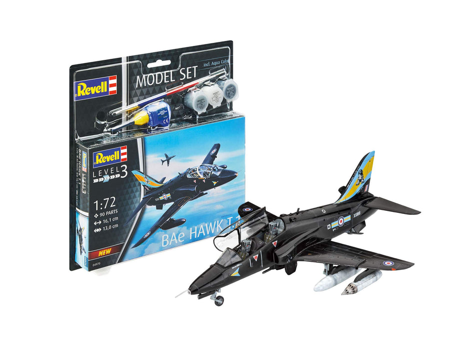 Revell 64970 - Maqueta de avión BAE Hawk T.1 para Principiantes (sin lacar, con Accesorios básicos