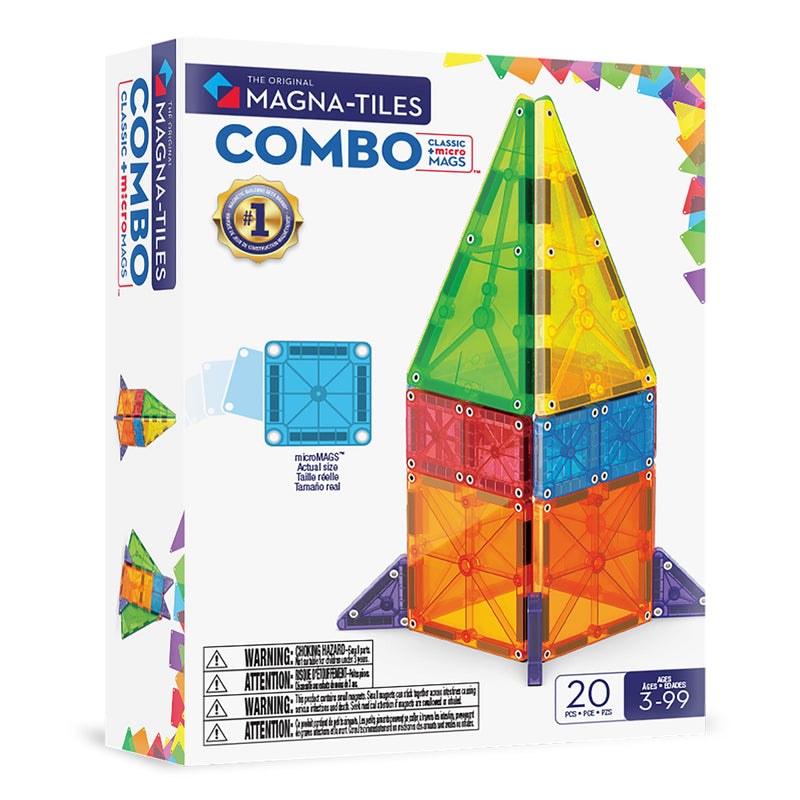 Magna-Tiles - Micromags Combo 20 Pcs (90292)