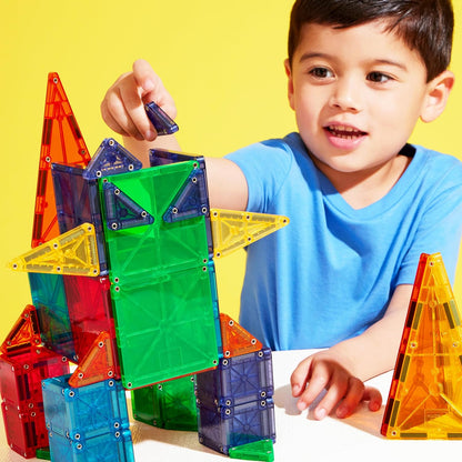 MAGNA-TILES 62-delige combo magnetische bouwset, het originele merk van magnetische bouw