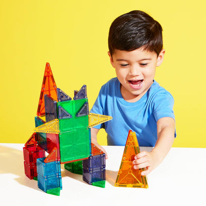 MAGNA-TILES 62-delige combo magnetische bouwset, het originele merk van magnetische bouw