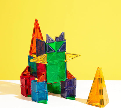 MAGNA-TILES 62-delige combo magnetische bouwset, het originele merk van magnetische bouw