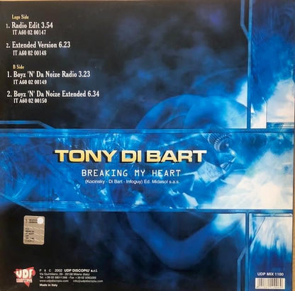 Tony Di Bart - Breaking My Heart
