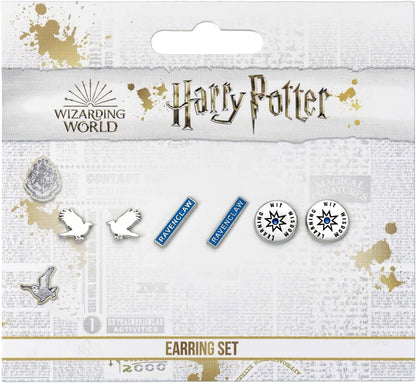 Official Harry Potter Ravenclaw Set of 3 Stud Earrings