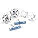 Official Harry Potter Ravenclaw Set of 3 Stud Earrings