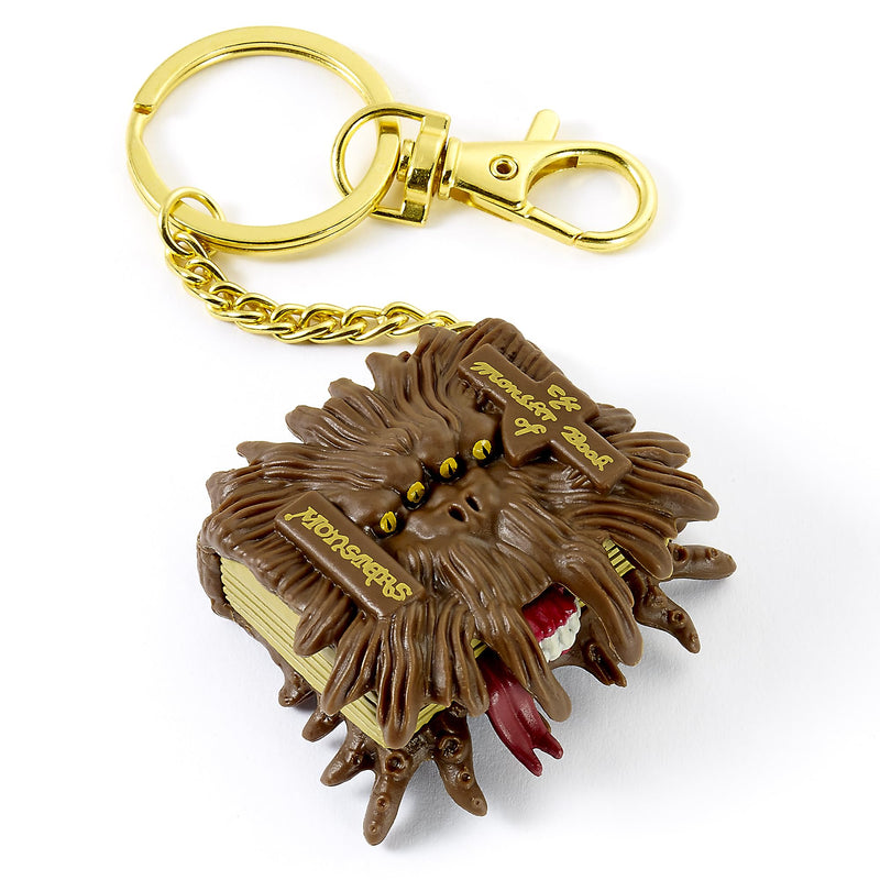 Harry Potter Monster Book Schlüsselanhänger, Braun & Gold, Einheitsgröße