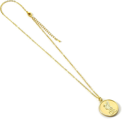 The Carat Shop Liverpool Football Club Gold Tone Crest Necklace