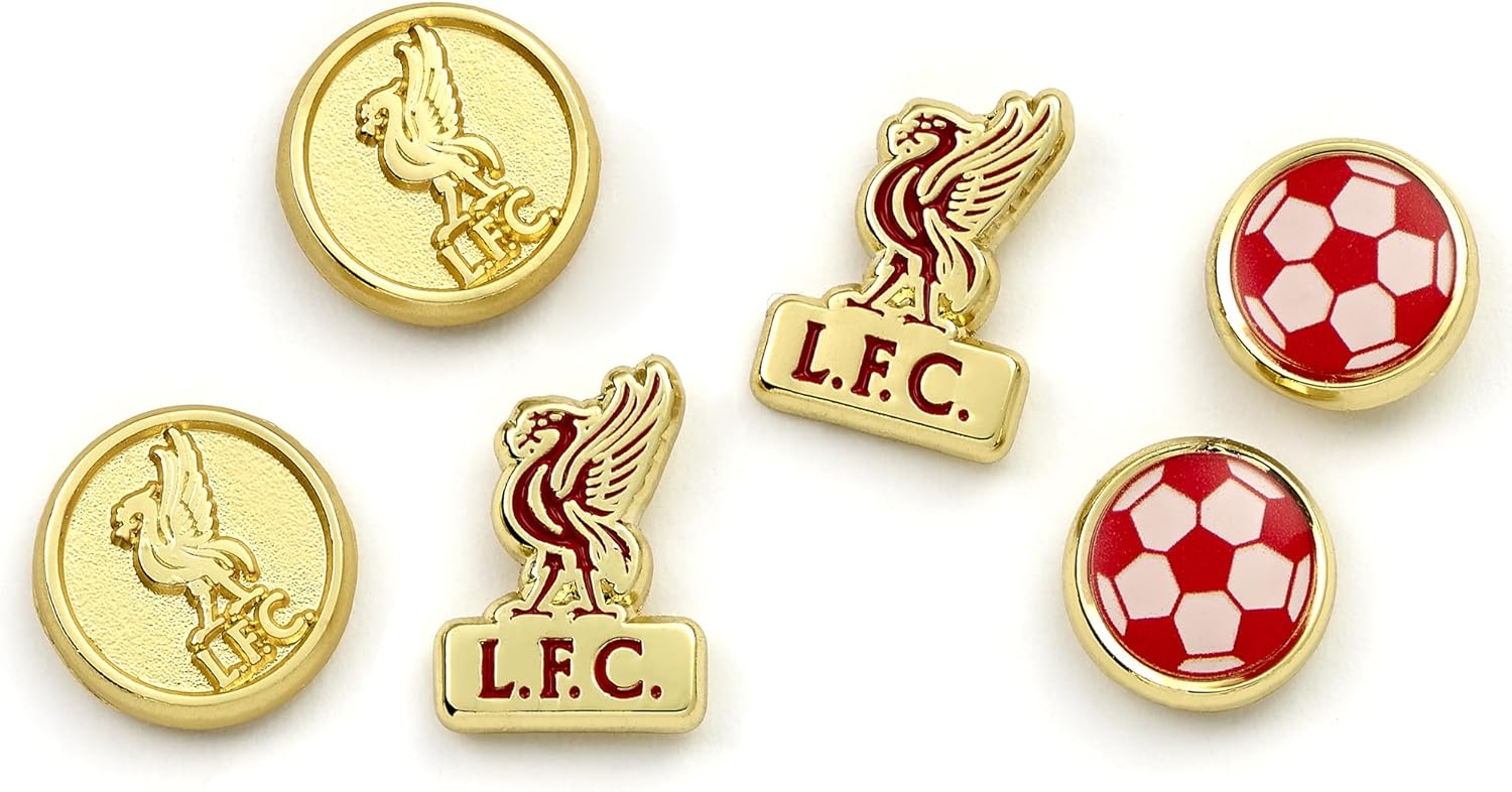 Liverpool Football Club Stud Earrings Set of 3 Pairs