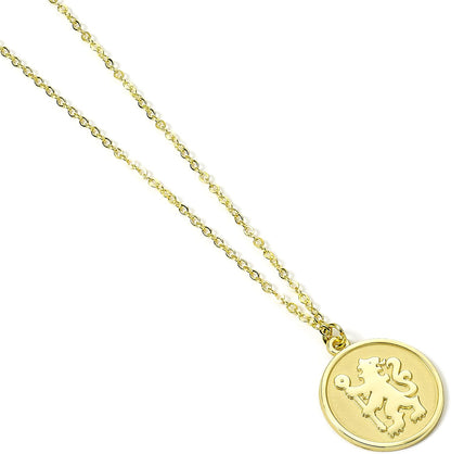The Carat Shop Chelsea Football Club Gold Tone Crest Necklace