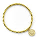 The Carat Shop Chelsea Football Club Gold tone Ball Bead Bracelet