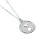 Football Club - Tottenham Hotspur Silver Tone Disc Necklace