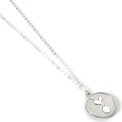 Football Club - Tottenham Hotspur Silver Tone Disc Necklace