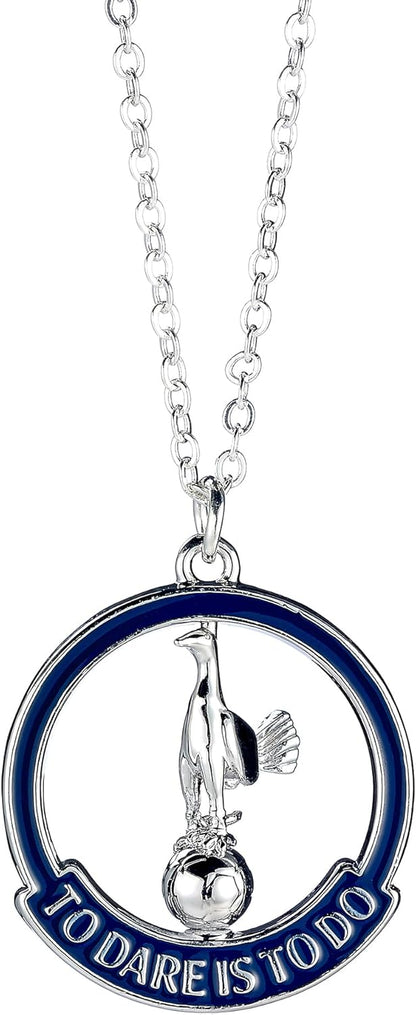 The Carat Shop Tottenham Hotspur Spinning To Dare is To Do Necklace