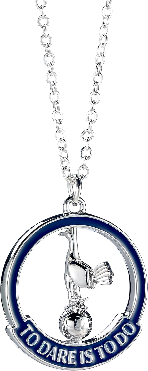 The Carat Shop Tottenham Hotspur Spinning To Dare is To Do Necklace