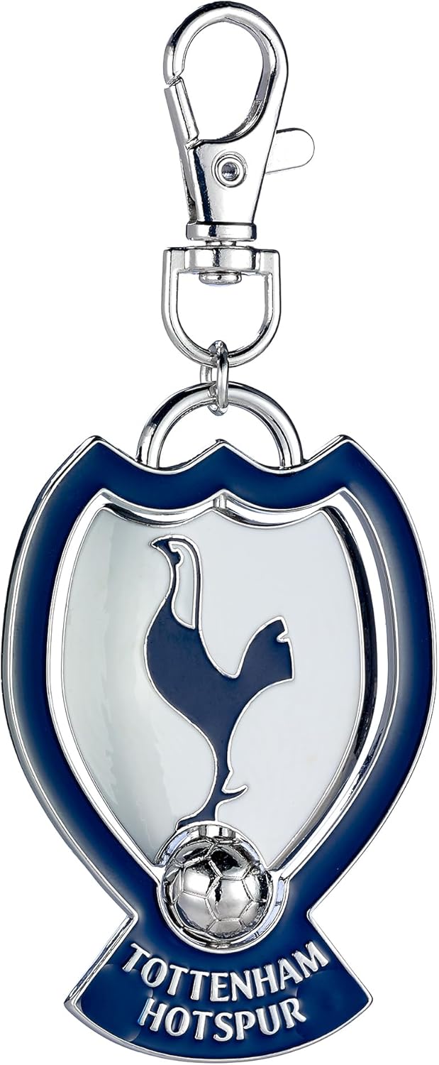 The Carat Shop Tottenham Hotspur Football Club Spinning Spurs Shield Backpack Hanger