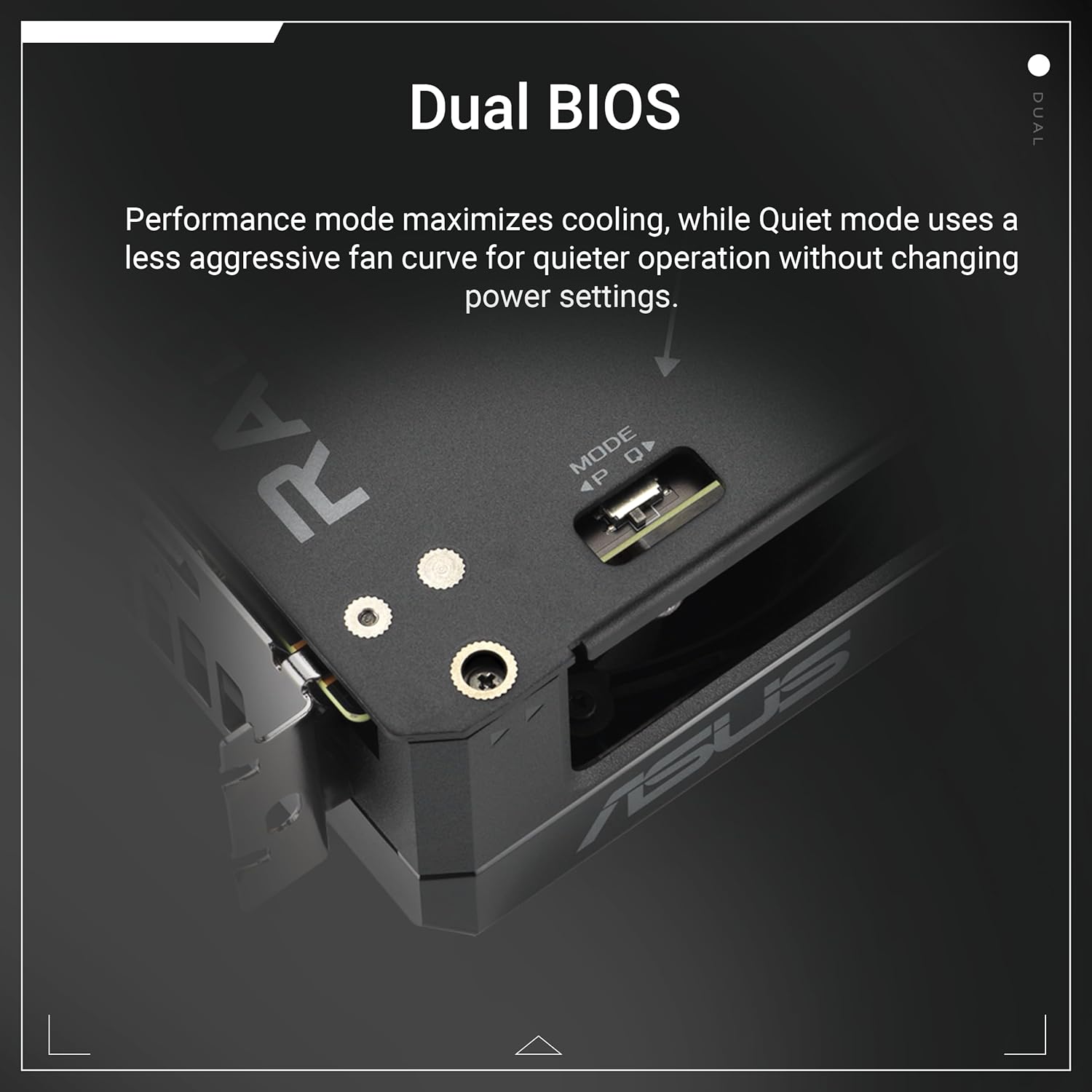 ASUS DUAL RX9060 XT, PCIe5, 8GB DDR6, HDMI, 2 DP, Compact SFF-Ready