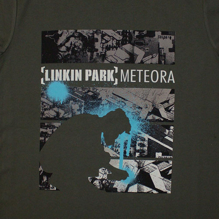 Rock Off officially licensed products Linkin Park Meteora Drip Collage da Donna T Shirt