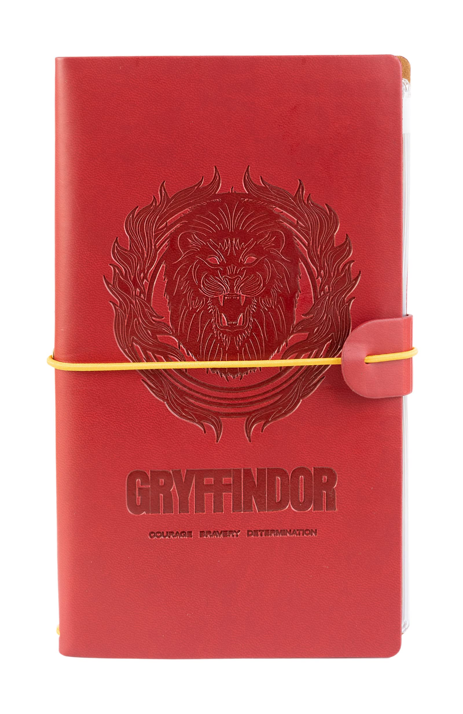 Grupo Erik Reisetagebuch zum Selberschreiben Harry Potter Hogwarts Gryffindor Bullet Journal Dotted Notizbuch Leder (synthetisch) Tagebuch für Erwachsene Kinder Notizbuch Klein Notizbuch Gepunktet