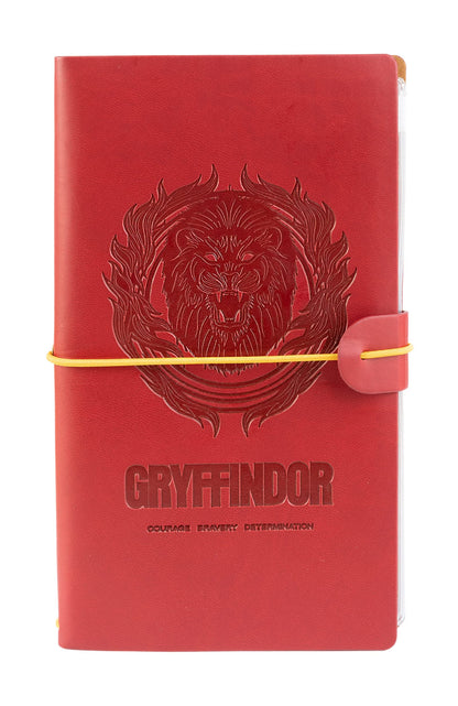 Grupo Erik Reisetagebuch zum Selberschreiben Harry Potter Hogwarts Gryffindor Bullet Journal Dotted Notizbuch Leder (synthetisch) Tagebuch für Erwachsene Kinder Notizbuch Klein Notizbuch Gepunktet