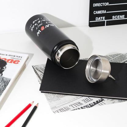 GRUPO ERIK: BORRACCIA TERMICA 500ML THE ROLLING STONES| BORRACCIA IN ACCIAIO INOX – BOTTIGLIA PER L'ACQUA, IDEALE COME REGALO