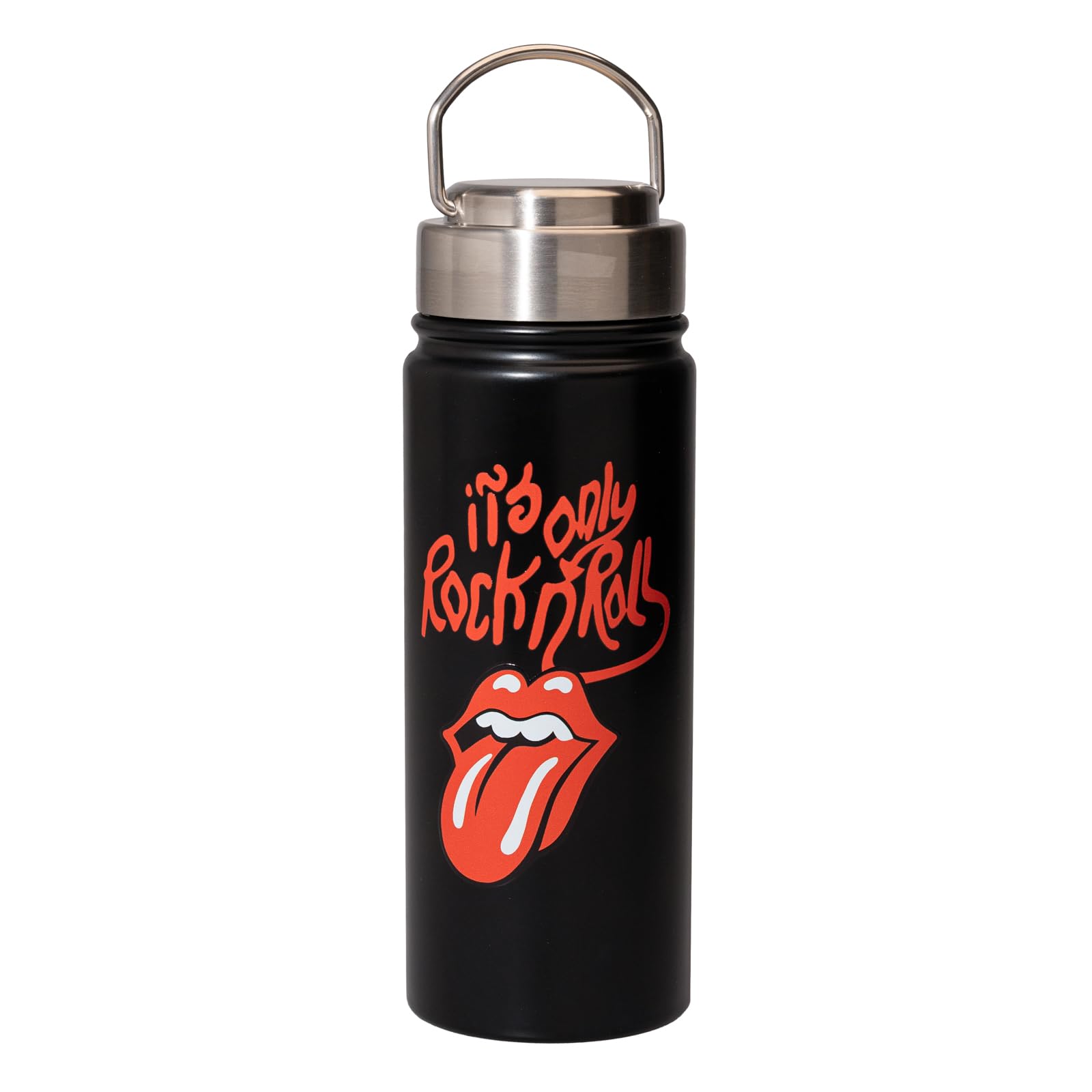 GRUPO ERIK: BORRACCIA TERMICA 500ML THE ROLLING STONES| BORRACCIA IN ACCIAIO INOX – BOTTIGLIA PER L'ACQUA, IDEALE COME REGALO