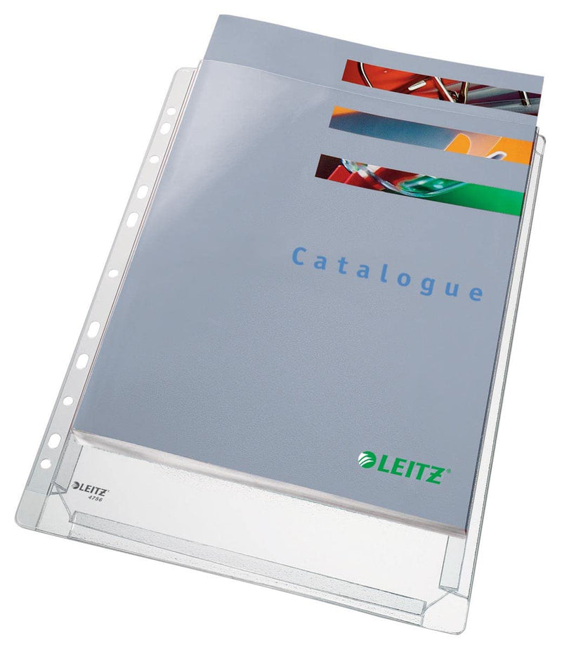 Leitz Premium Expanding Pocket 170 micron Clear (Pack of 5) 47563003