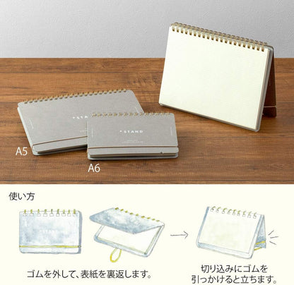 Midori Notebook A5 Stand Cross Grid