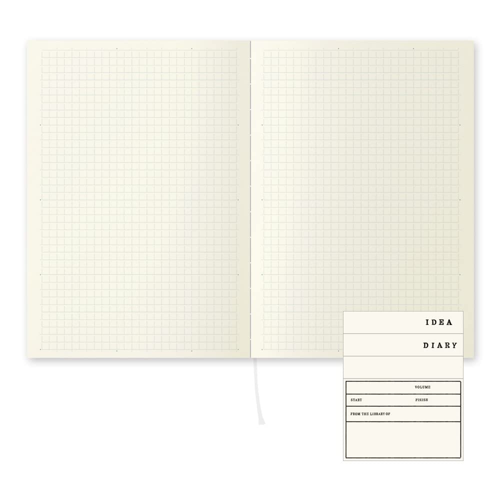 Designphil 15295006 Midori Notebook, MD Notebook, A5, Ruled A