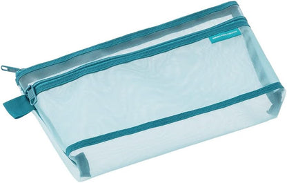 DESIGNPHIL Midori 41835006 Pen Case, Mesh Pen Pouch, Blue A