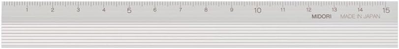 Midori Aluminium Ruler - Silver