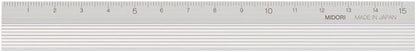 Midori Aluminium Ruler - Silver