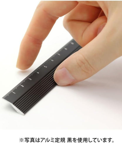 Midori Aluminium Ruler - Silver