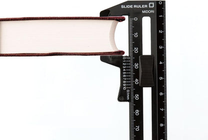 Designphil Midori Slide Ruler Black (42259006) - 6.3 inches