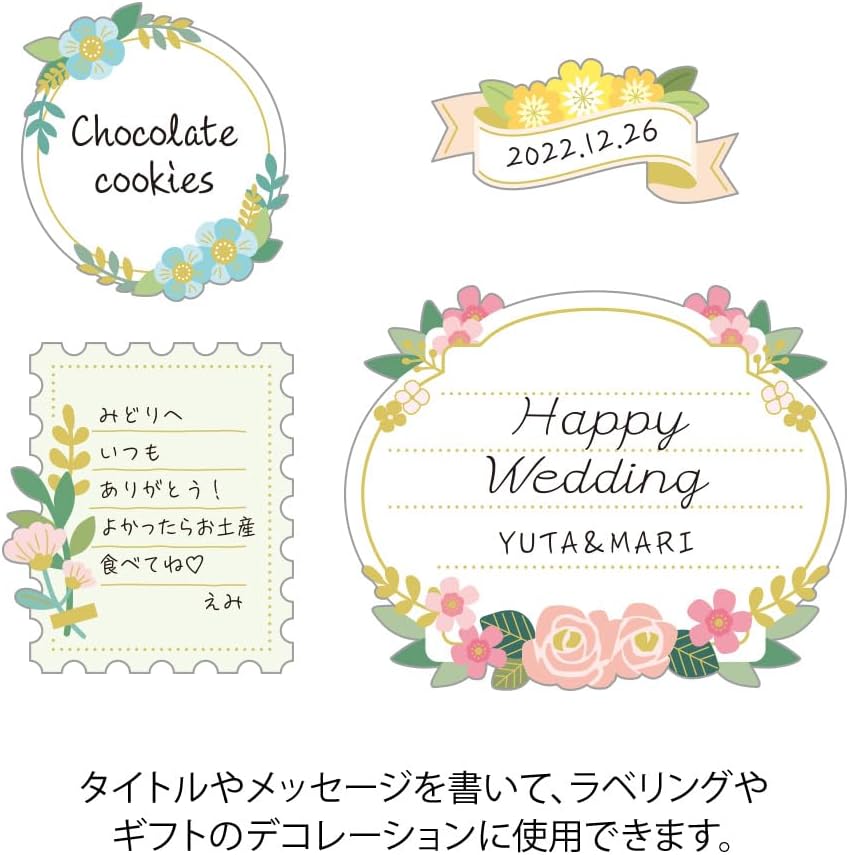Midori Seal PCM Label Floral Print 82610006