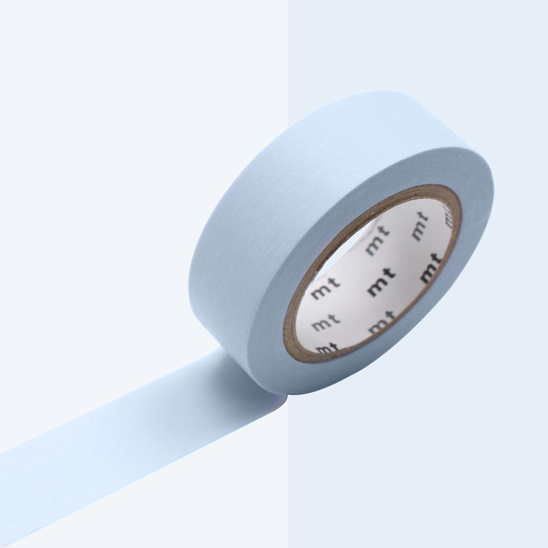 Masking Tape (MT) 1.5cm Plain Pastel Blue