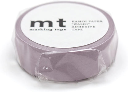 Pastel Raspberry Washi Masking Tape - 1 Roll - 15mm x 7m