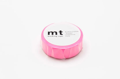 mt Washi Masking Tape Roll - Shocking Pink